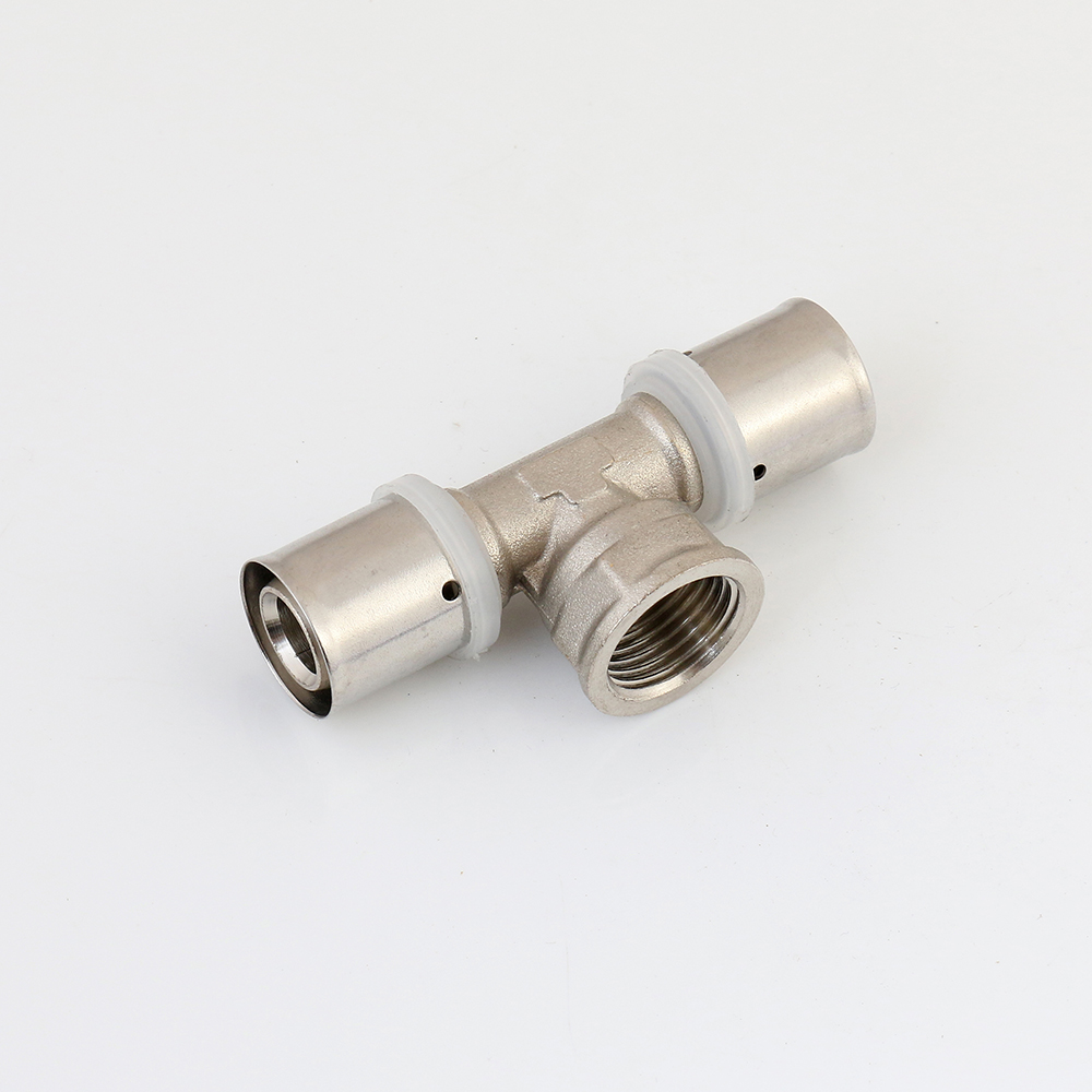 Brass press fittings for pex-al-pex pipe