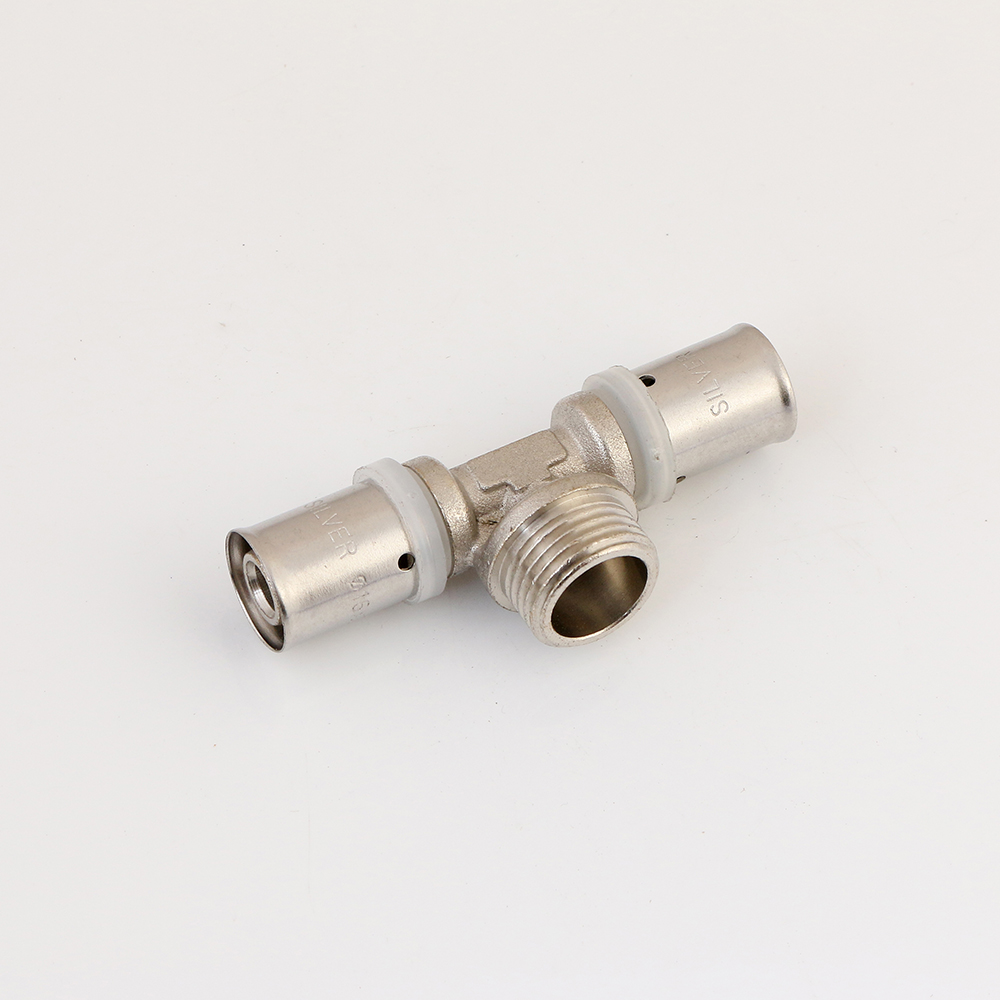 Brass press fittings for pex-al-pex pipe