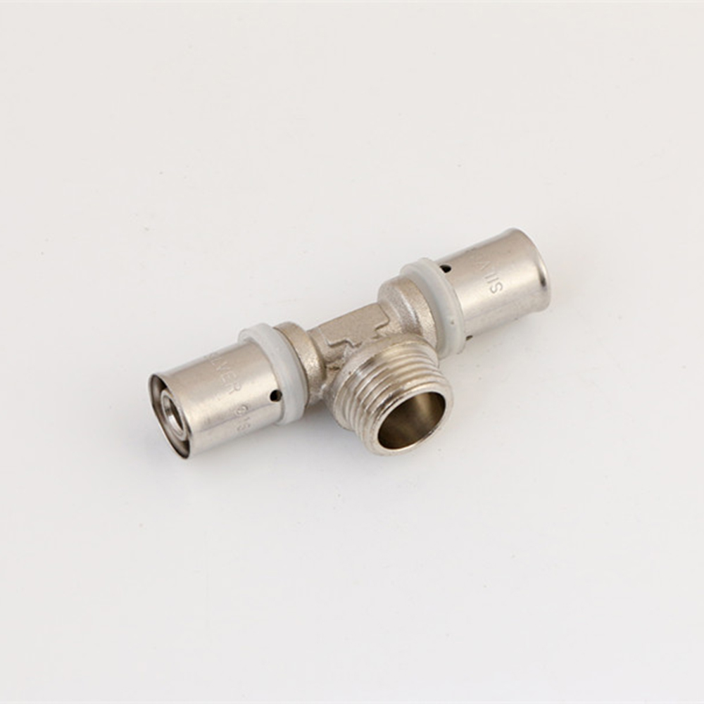 Brass press fittings for pex-al-pex pipe