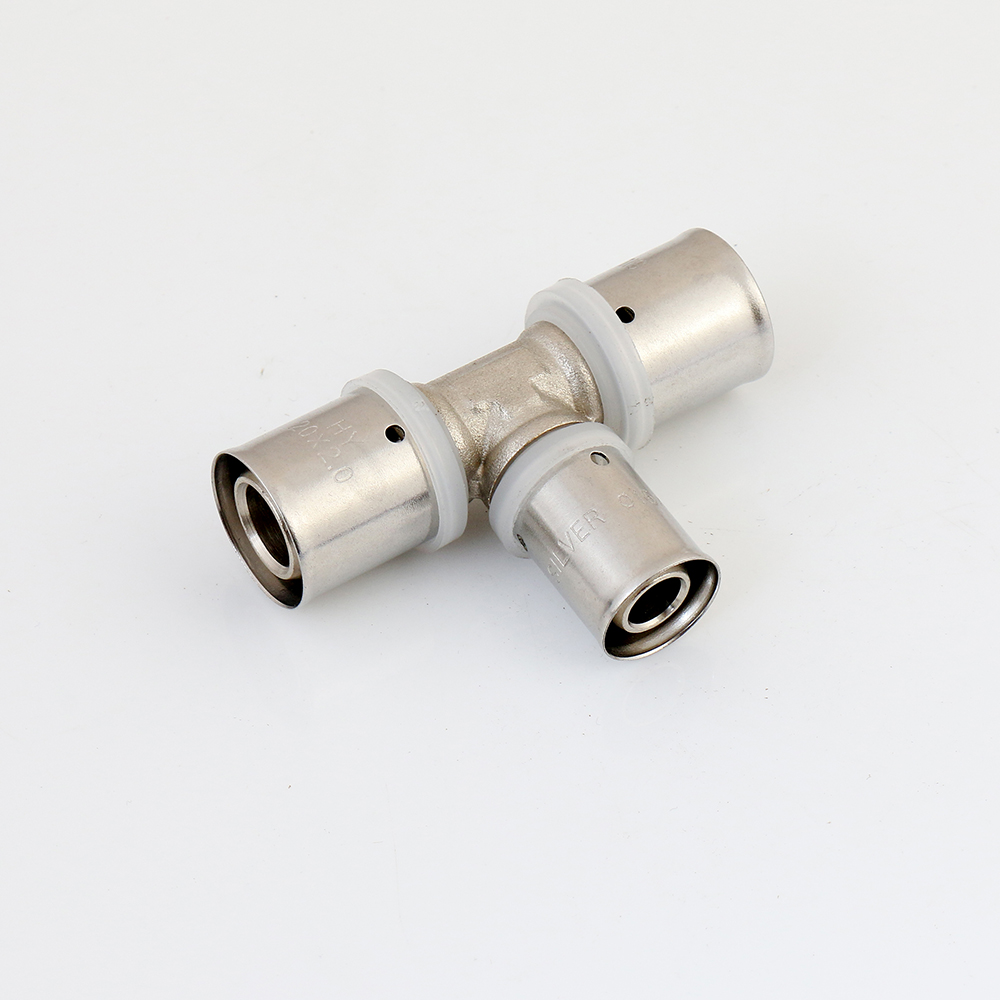 Brass press fittings for pex-al-pex pipe