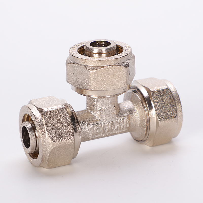 Brass compression fittings for pex-al-pex pipe