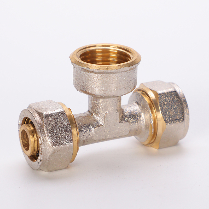 Brass compression fittings for pex-al-pex pipe