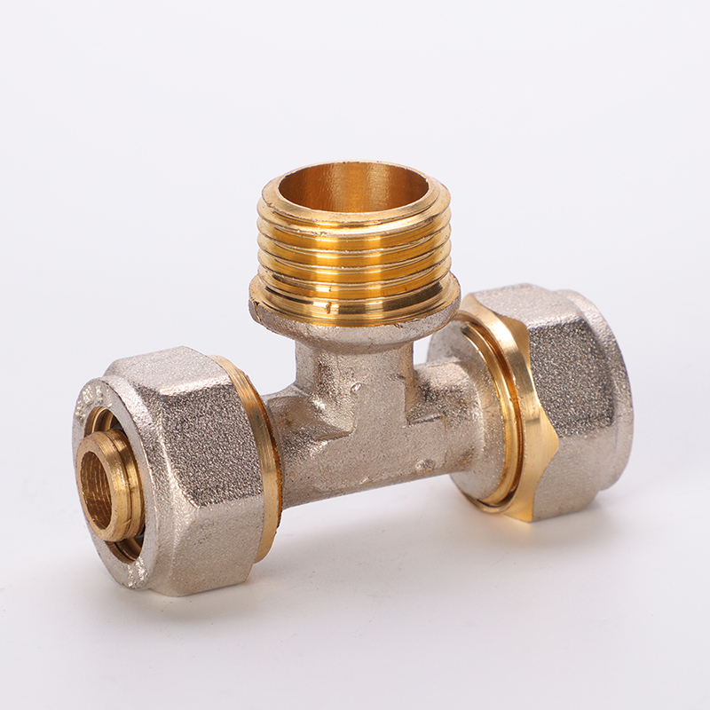 Brass compression fittings for pex-al-pex pipe