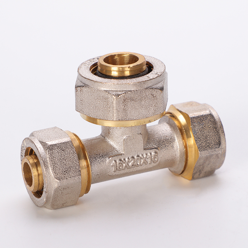 Brass compression fittings for pex-al-pex pipe