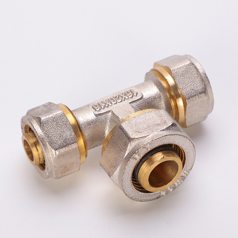 Brass compression fittings for pex-al-pex pipe