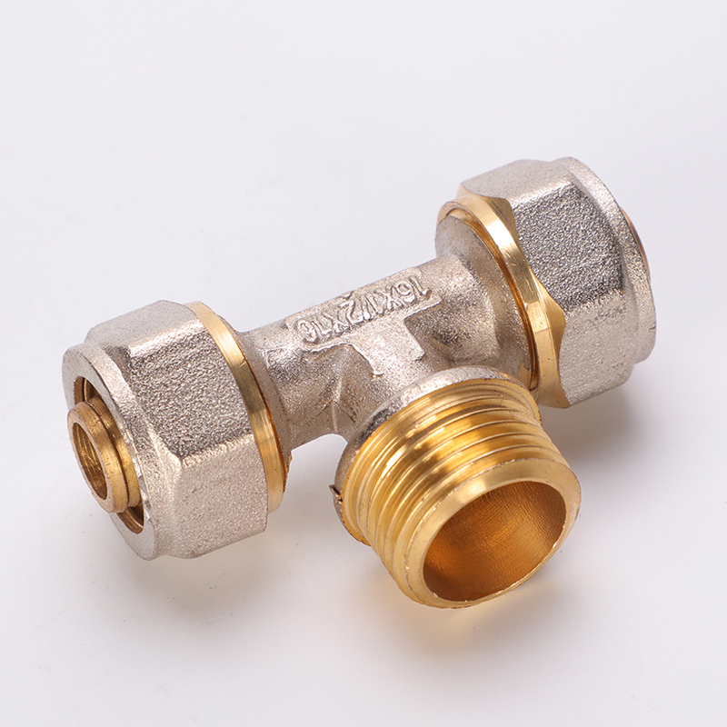 Brass compression fittings for pex-al-pex pipe