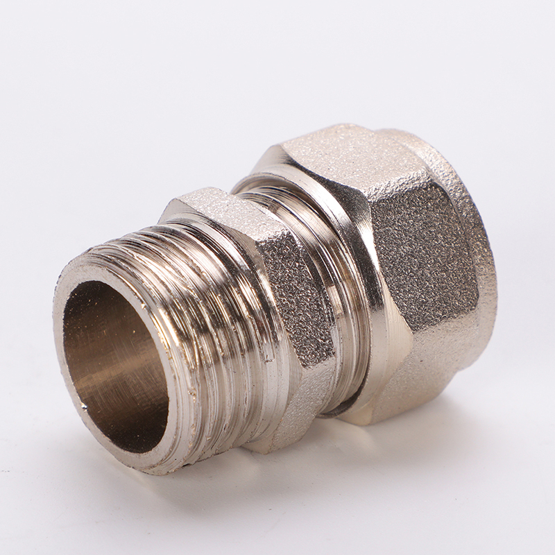 Brass compression fittings for pex-al-pex pipe