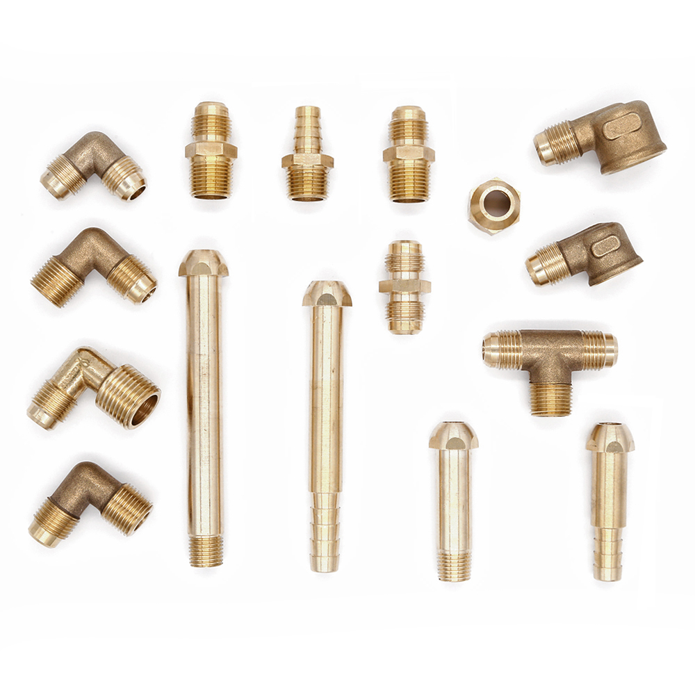 Brass gas fittings