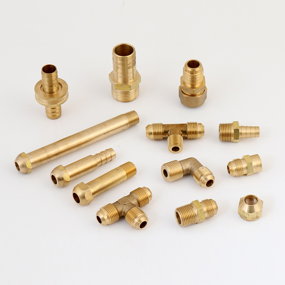 Brass gas fittings