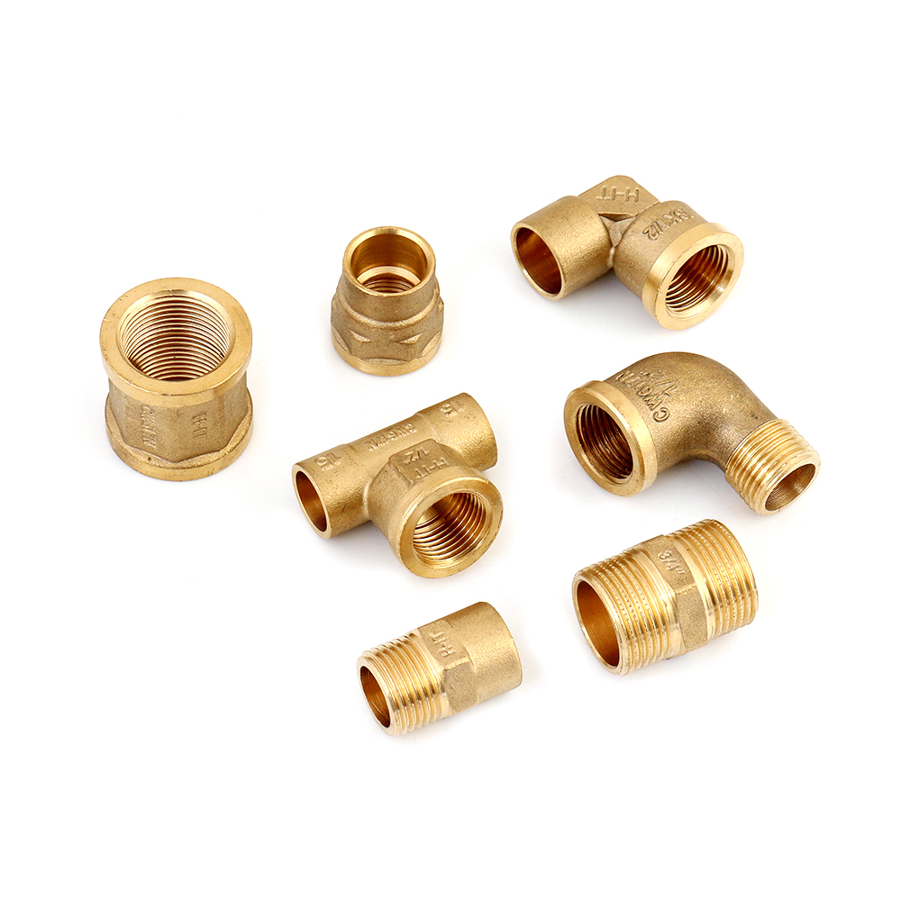 Brass screw thread fittings heavy type