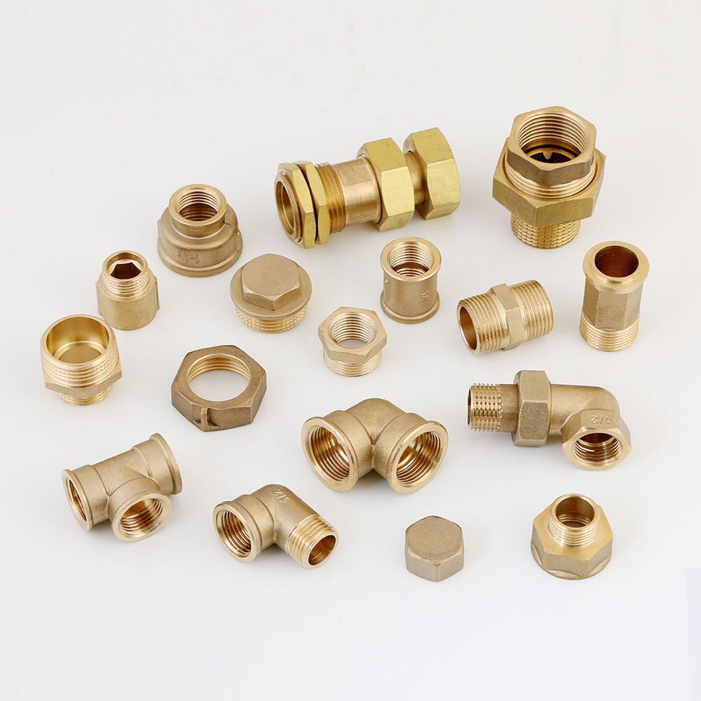 Brass screw thread fittings