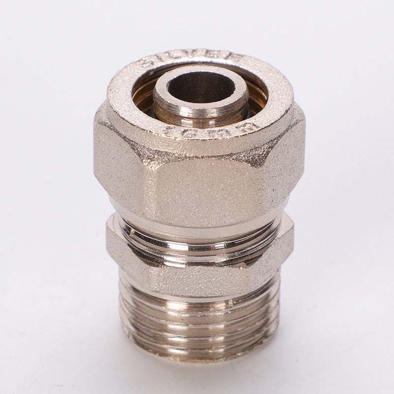 Brass Pex-Al-Pex Fittings-Straight Nipple  Male